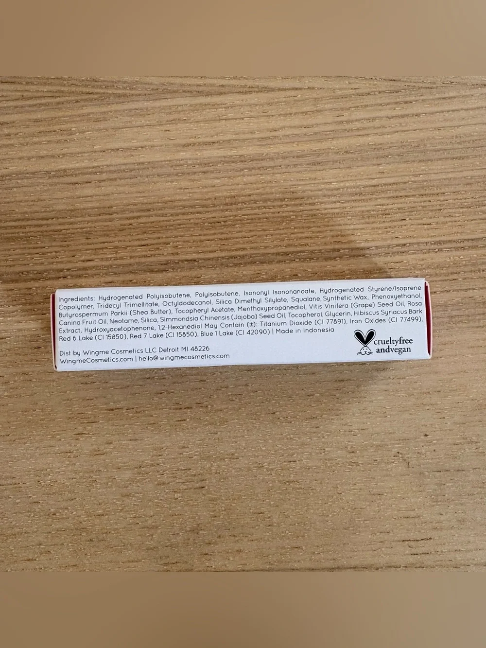 Sheer Cloud Lip Oil - WINGME Bisou New in Original Packaging